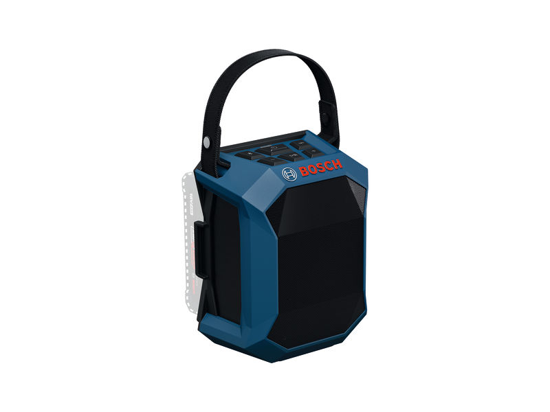 BOSCH Bluetooth®-Lautsprecher GPB 18V-1 C mit Batterieabdeckung