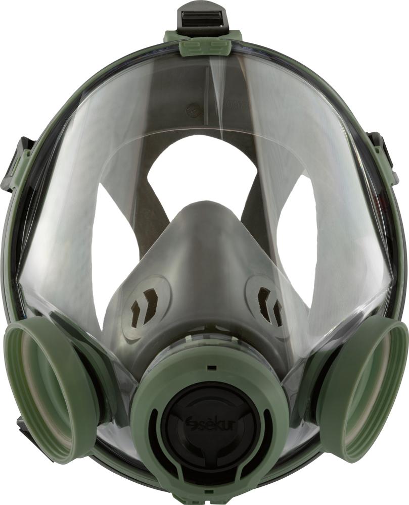 EKASTU SAFETY Vollmaske C702/TWIN (Klasse 3), olive/black