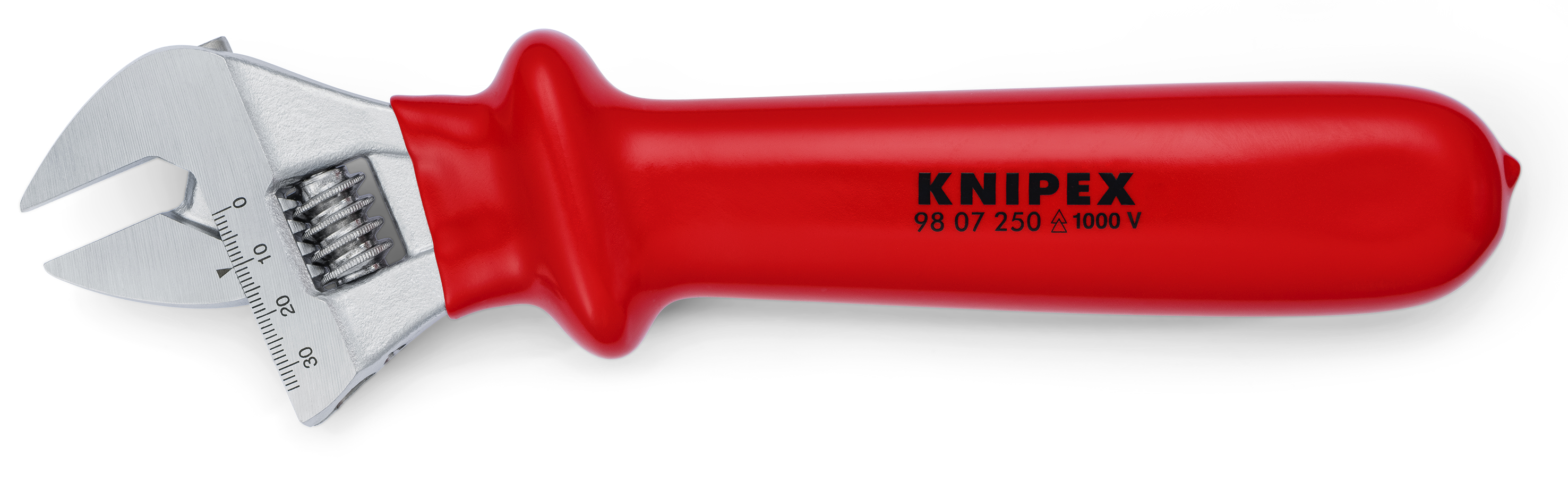 KNIPEX KNIPEX 98 07 250 Rollgabelschlüssel 260 mm verchromt tauchisoliert KNIPEX KNIPEX 98 07 250 Rollgabelschlüssel 260 mm verchromt tauchisoliert