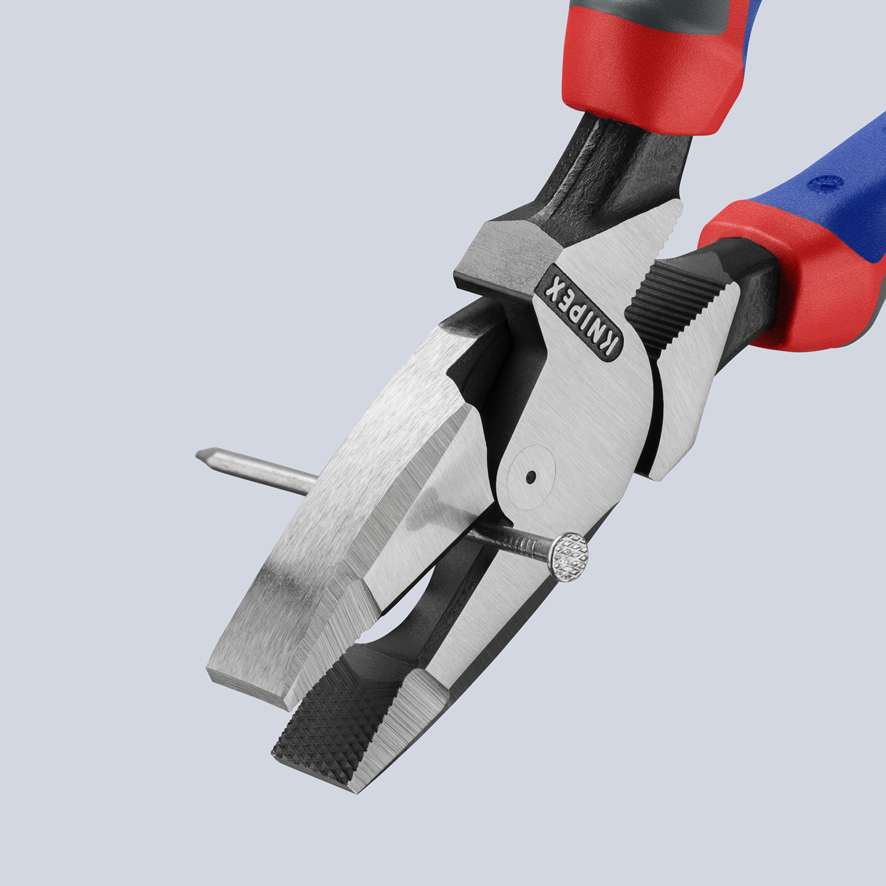 KNIPEX KNIPEX 09 02 240 Kraft-Kombizange "Lineman's Pliers" amerikanisches Modell 240 mm schwarz atramentiert mit Comfort-Griffen poliert