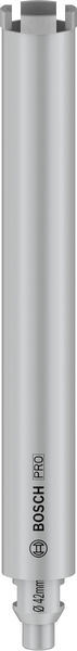 BOSCH PRO Nassbohrkrone, 42 x 400 mm, G 1/2 Zoll BOSCH PRO Nassbohrkrone, 42 x 400 mm, G 1/2 Zoll