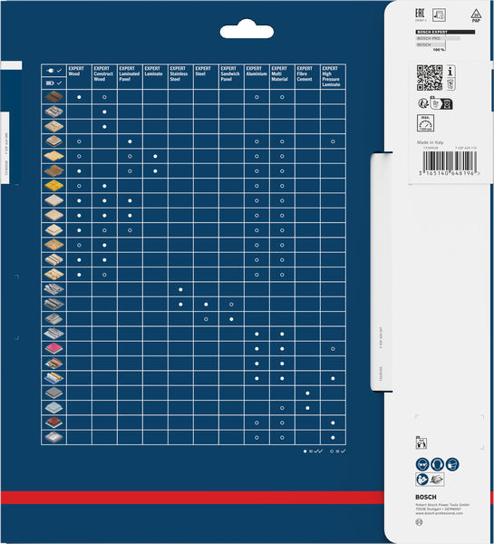 BOSCH EXPERT Multi Material Kreissägeblatt, 250x2,4/1,8x30 mm, Z80 BOSCH EXPERT Multi Material Kreissägeblatt, 250x2,4/1,8x30 mm, Z80