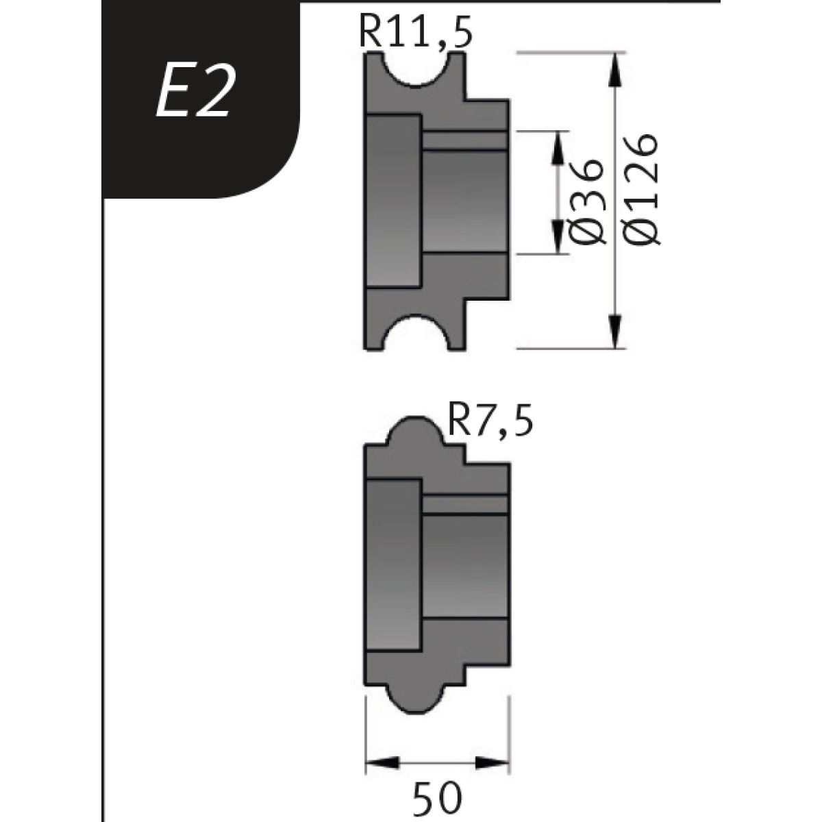 METALLKRAFT Biegerollen Biegerollen Typ E2 - SBM 300-40E METALLKRAFT Biegerollen Biegerollen Typ E2 - SBM 300-40E