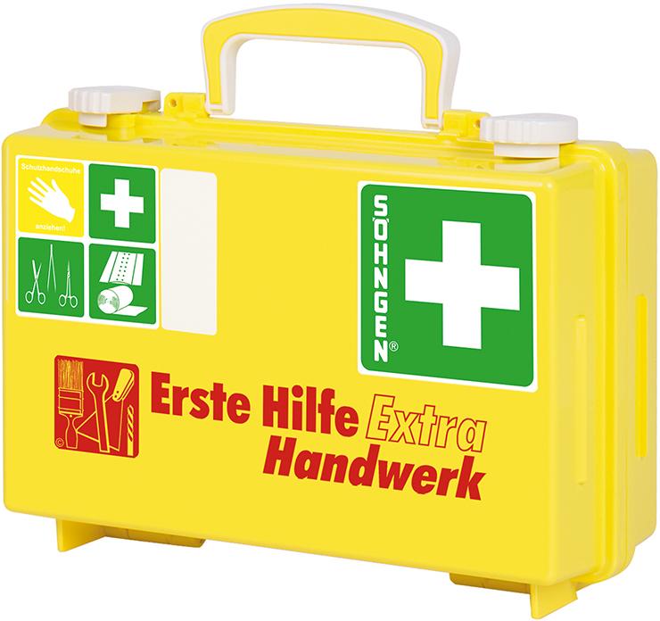 N.A. Erste-Hilfe-Koffer Extra Handwerk,DIN 13157,gelb N.A. Erste-Hilfe-Koffer Extra Handwerk,DIN 13157,gelb