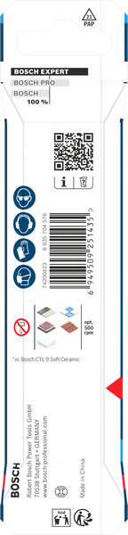 BOSCH EXPERT HEX-9 Hard Ceramic Bohrer, 8 x 90 mm BOSCH EXPERT HEX-9 Hard Ceramic Bohrer, 8 x 90 mm