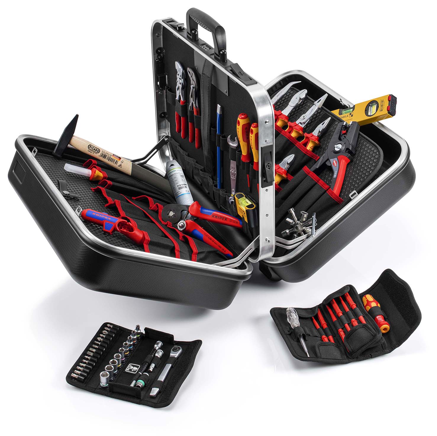 KNIPEX KNIPEX 00 21 42 Werkzeugkoffer "BIG Twin" Elektro 63-teilig 290 mm KNIPEX KNIPEX 00 21 42 Werkzeugkoffer "BIG Twin" Elektro 63-teilig 290 mm
