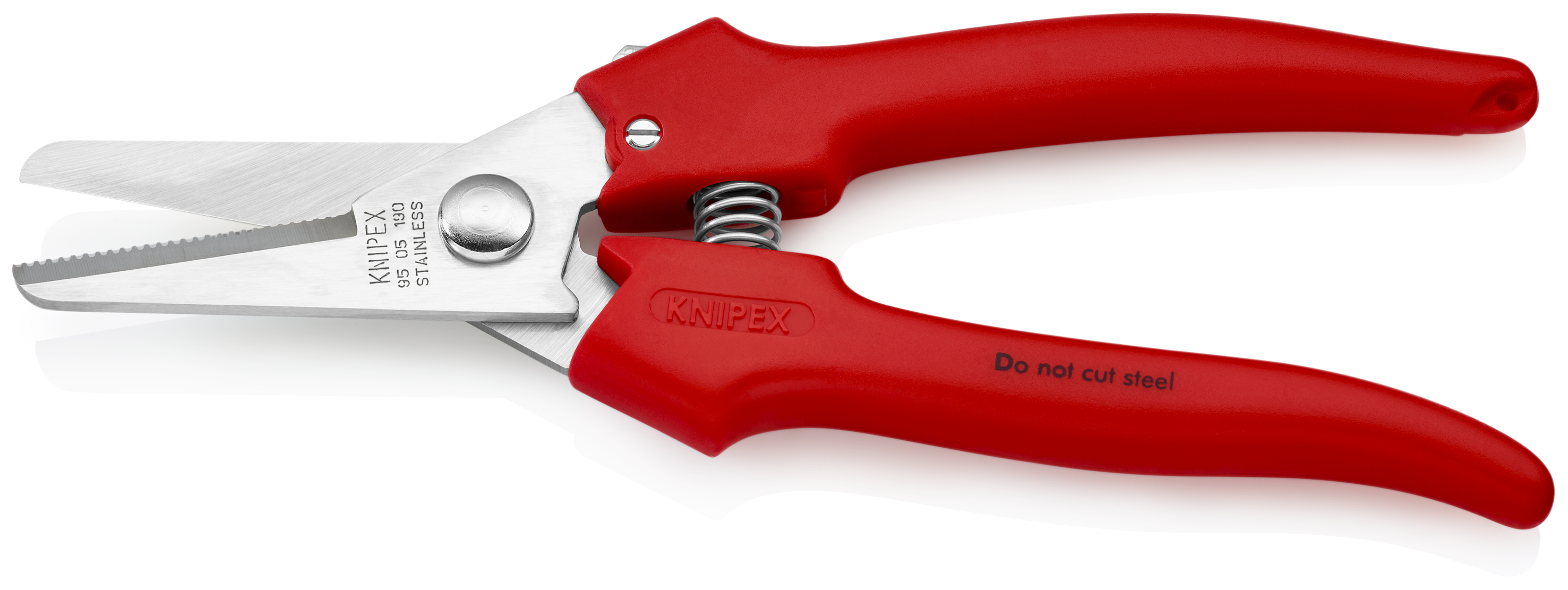 KNIPEX KNIPEX 95 05 190 Kombischere 190 mm mit Kunststoff umspritzt poliert KNIPEX KNIPEX 95 05 190 Kombischere 190 mm mit Kunststoff umspritzt poliert