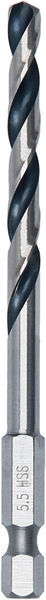 BOSCH Metal HSS Spiralbohrer, 5,5 x 57 x 98 mm, HEX 1/4“ Schaft BOSCH Metal HSS Spiralbohrer, 5,5 x 57 x 98 mm, HEX 1/4“ Schaft