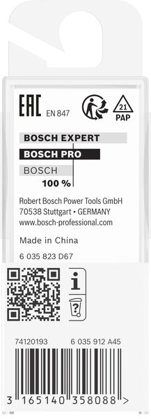 BOSCH PRO Bündigfräser mit untenlieg. Führungskugellager, Ø 12,7 x L 13, Schaft 8 mm BOSCH PRO Bündigfräser mit untenlieg. Führungskugellager, Ø 12,7 x L 13, Schaft 8 mm