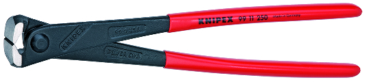 KNIPEX KNIPEX 99 11 250 Kraft-Monierzange hochübersetzt 250 mm schwarz atramentiert mit Kunststoff überzogen poliert KNIPEX KNIPEX 99 11 250 Kraft-Monierzange hochübersetzt 250 mm schwarz atramentiert mit Kunststoff überzogen poliert