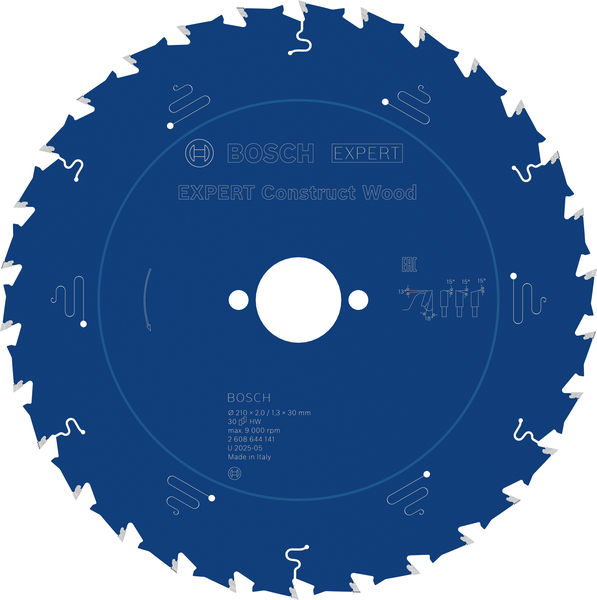 BOSCH EXPERT Construct Wood Kreissägeblatt, 210x2/1,3x30 mm, Z30 BOSCH EXPERT Construct Wood Kreissägeblatt, 210x2/1,3x30 mm, Z30