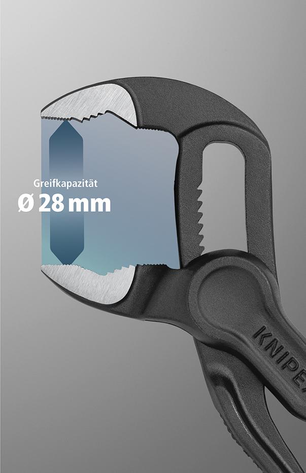 KNIPEX Cobra XS Rohr- und Wasserpumpenzange grau atramentiert 100 mm