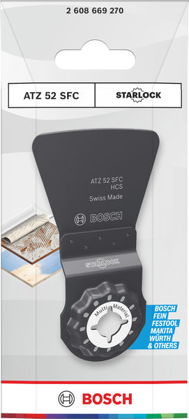 BOSCH ATZ 52 SFC Multi Material Tauchsägeblatt, Starlock, 52 x 40 mm BOSCH ATZ 52 SFC Multi Material Tauchsägeblatt, Starlock, 52 x 40 mm