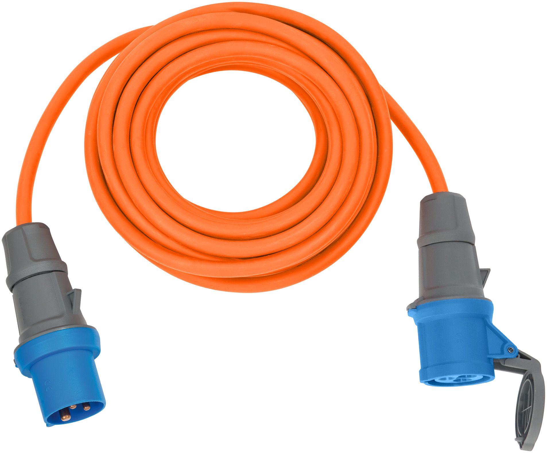 BRENNENSTUHL Camping-/Maritim CEE Verlängerungskabel IP44 10m H07RN-F 3G2,5 orange CEE 230V/16A Stecker und Kupplung BRENNENSTUHL Camping-/Maritim CEE Verlängerungskabel IP44 10m H07RN-F 3G2,5 orange CEE 230V/16A Stecker und Kupplung