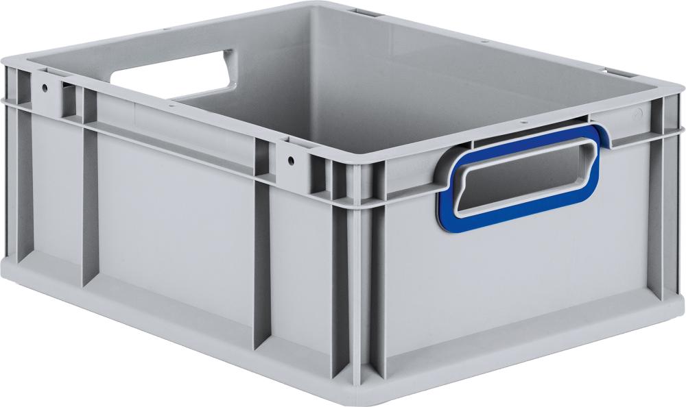 ALLIT EuroBox 417,400x300x170mmGriffe offen,grau/blau