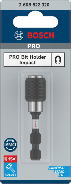 BOSCH PRO Quick Change Bit Holder Impact, 60 mm
