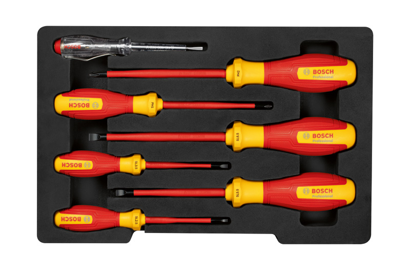 BOSCH VDE Schraubendreher-Set SL/PH, 7-tlg.