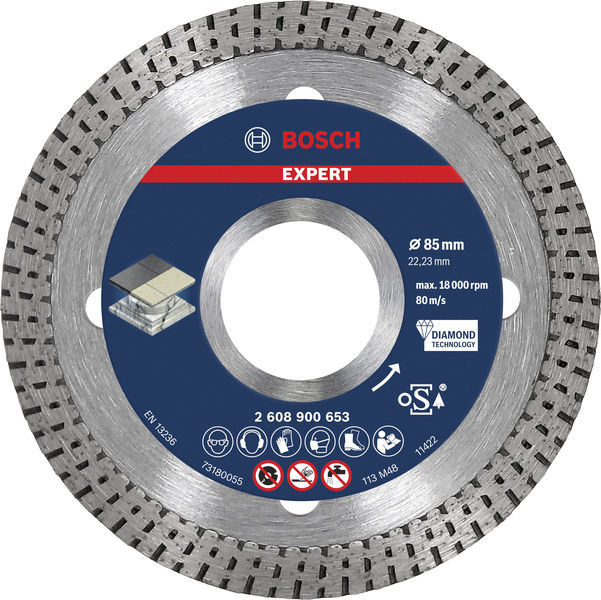BOSCH EXPERT Hard Ceramic Diamanttrennscheibe, 85x22,23 mm