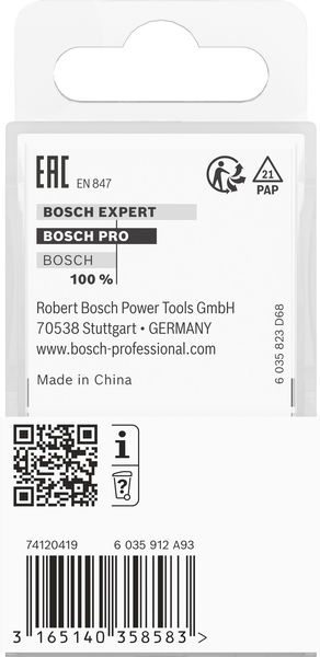 BOSCH PRO Profilnutfräser, R 6,3, Schaft 8 mm