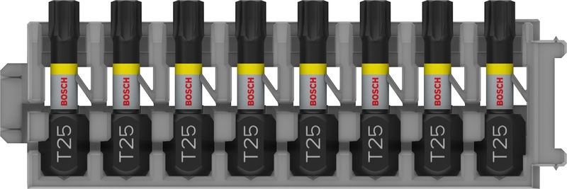 BOSCH PRO Torx Impact Bit, T25, 25 mm, 8-tlg.