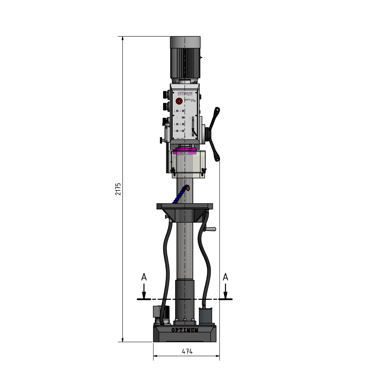 STÜRMER Getriebebohrmaschine Optimum OPTIdrill DH35V STÜRMER Getriebebohrmaschine Optimum OPTIdrill DH35V