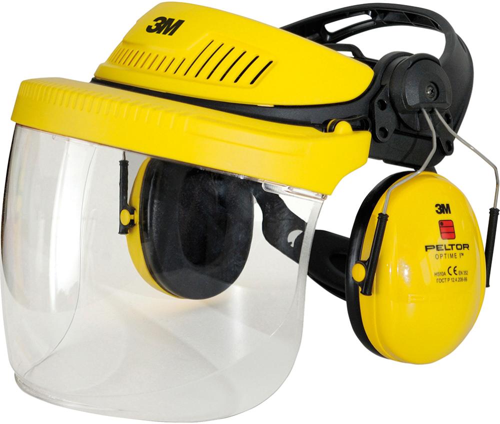 3M Schutzhelm G500 gelb m.H510P3E m.Polycar.5F-11