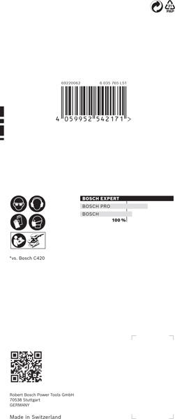 BOSCH EXPERT C470 Schleifblatt, 80x133mm, K80, 8 Löcher, 10-tlg. BOSCH EXPERT C470 Schleifblatt, 80x133mm, K80, 8 Löcher, 10-tlg.