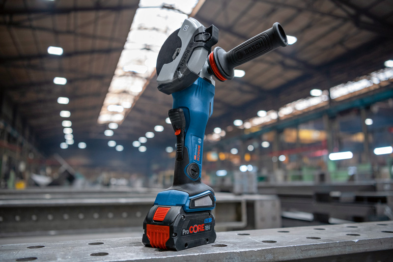 BOSCH Akku-Winkelschleifer BITURBO mit X-LOCK GWX 18V-15 PSC