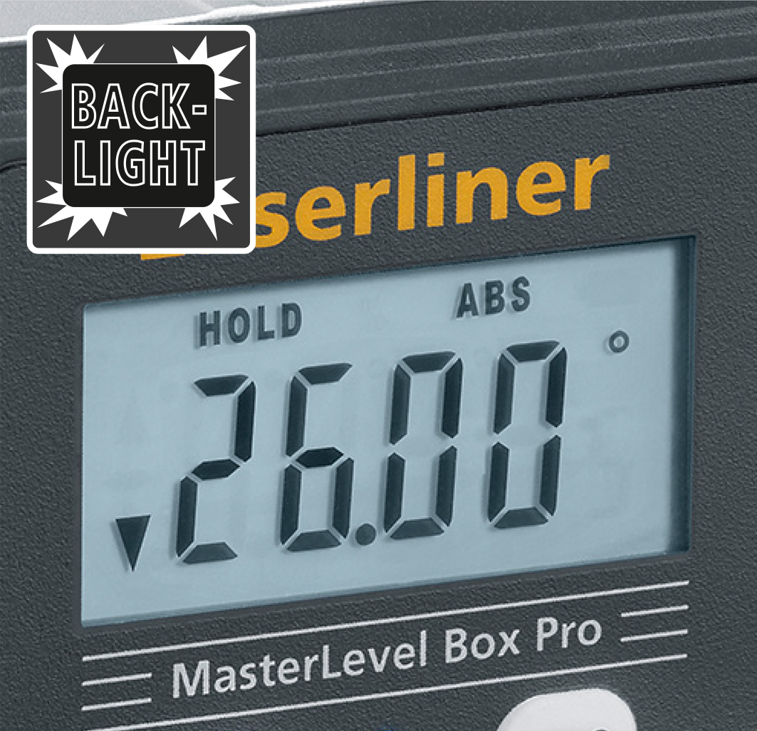 LASERLINER Digitale Elektronik-Wasserwaage MasterLevel Box Pro