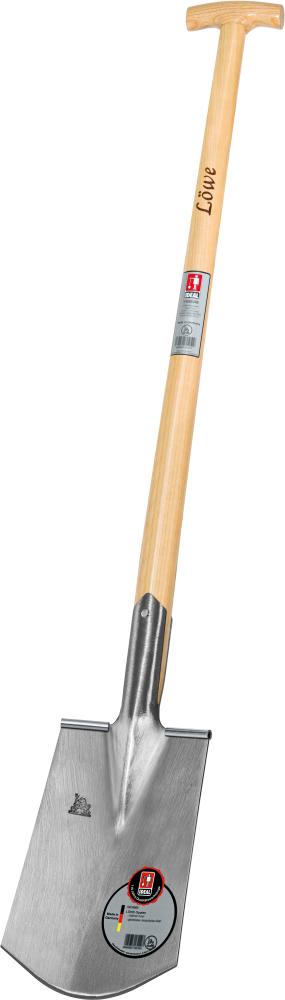 IDEAL Spaten Flensburger Form Gr. 2 T-Stiel Trittsch.