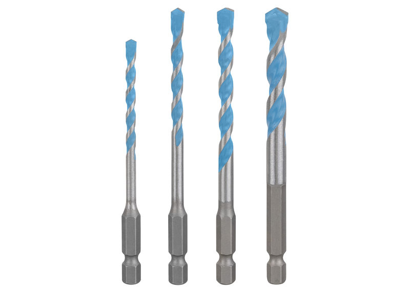 BOSCH EXPERT HEX-9 Multi Construction Bohrer-Set, D= 4 / 5 / 6 / 6 / 8 mm, 5-tlg.