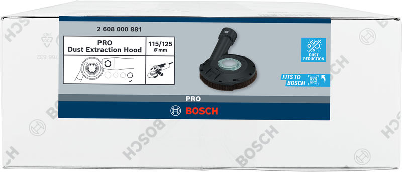 BOSCH PRO Absaughaube, ohne Schlüssel, HG, 115/125 mm BOSCH PRO Absaughaube, ohne Schlüssel, HG, 115/125 mm