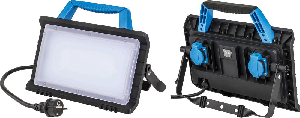 N.A. LED Strahler 45W, mobil Optiline, IP 54 2x SchukoDose IP54
