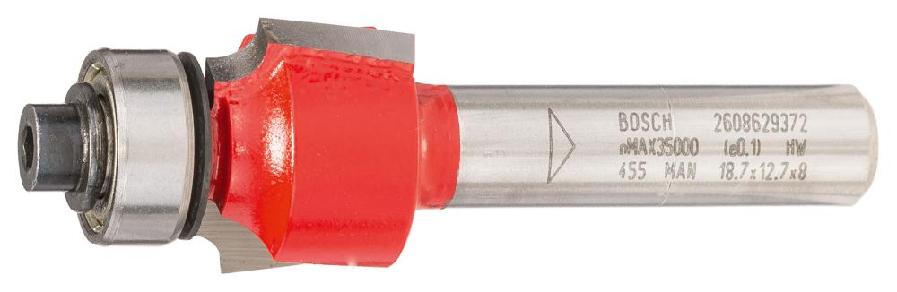BOSCH Abrundfräser Expert for Wood, 8 mm, D 18,7 mm, R1 3 mm, L 12,7 mm, G 55 mm BOSCH Abrundfräser Expert for Wood, 8 mm, D 18,7 mm, R1 3 mm, L 12,7 mm, G 55 mm