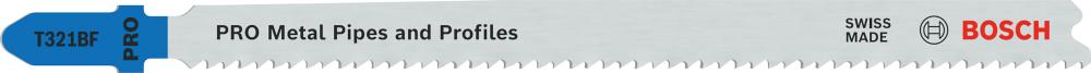 BOSCH PRO Metal Pipes and Profiles T321BF Stichsägeblatt, 132 mm, 5-tlg. BOSCH PRO Metal Pipes and Profiles T321BF Stichsägeblatt, 132 mm, 5-tlg.