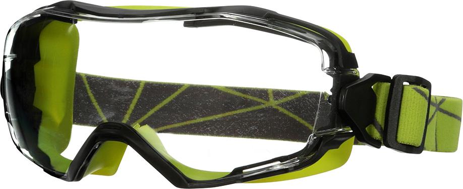 3M Vollsichtbrille 6000, grün, PC, klare Scheibe 3M