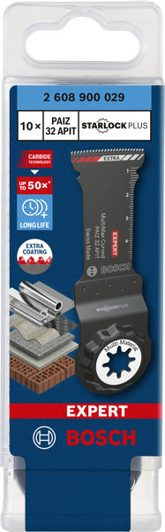 BOSCH EXPERT MultiMax PAIZ 32 APIT Tauchsägeblatt, 32 mm, 10-tlg.