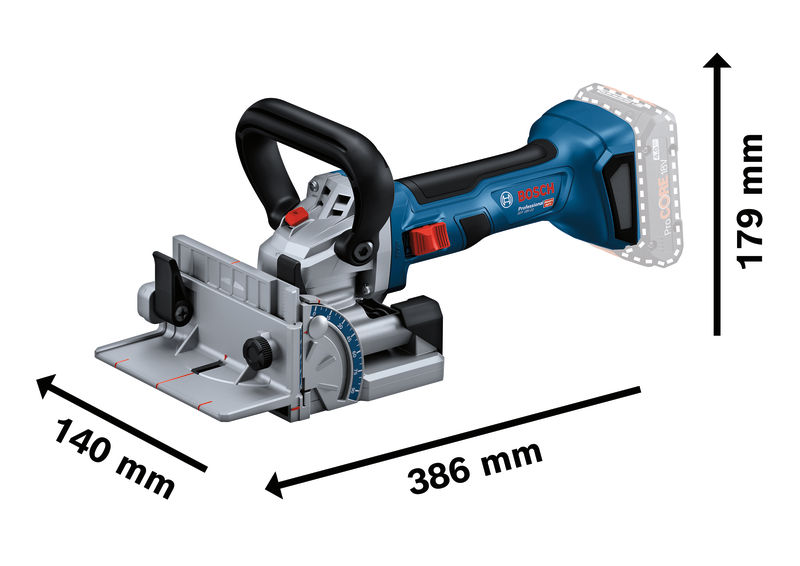 BOSCH Akku-Flachdübelfräse GFF 18V-22 in L-BOXX BOSCH Akku-Flachdübelfräse GFF 18V-22 in L-BOXX