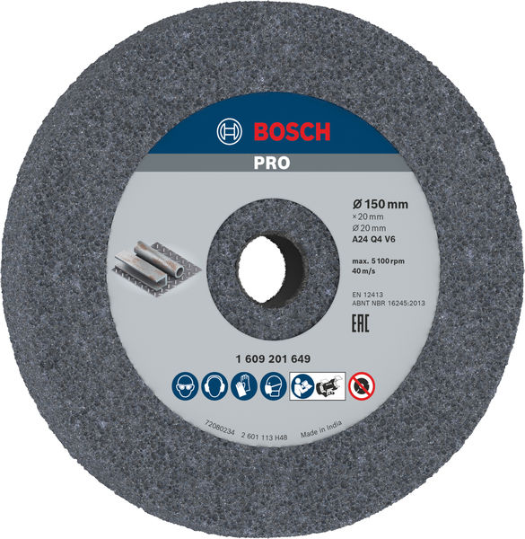 BOSCH PRO Metal Schleifscheibe, 150 x 20 x 20 mm, G24 BOSCH PRO Metal Schleifscheibe, 150 x 20 x 20 mm, G24