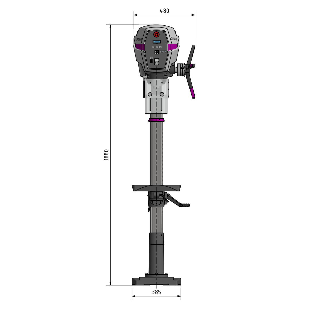 STÜRMER Säulenbohrmaschine Optimum OPTIdrill DP 33 STÜRMER Säulenbohrmaschine Optimum OPTIdrill DP 33