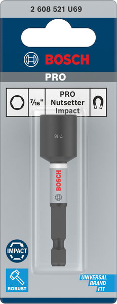 BOSCH PRO Nutsetter Impact, 7/16" x 65 mm
