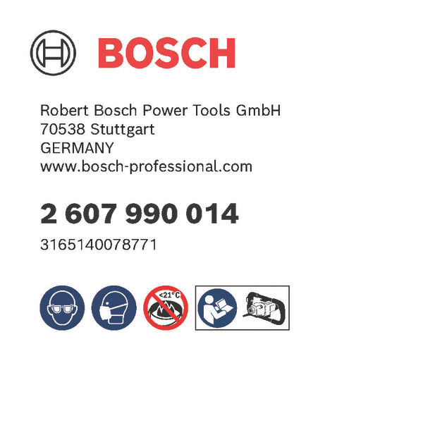 BOSCH PRO Multi Material Faserige und Flüssige Materialien Rührkorb, 120 mm