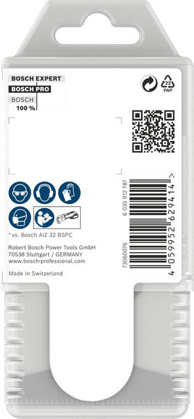 BOSCH PRO AII 65 BSPIB Blatt für Multifunktionswerkzeuge, 65 x 40 mm, 10-tlg.