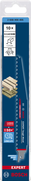 BOSCH EXPERT S1142KHM Tough Wood Säbelsägeblatt, 10-tlg.