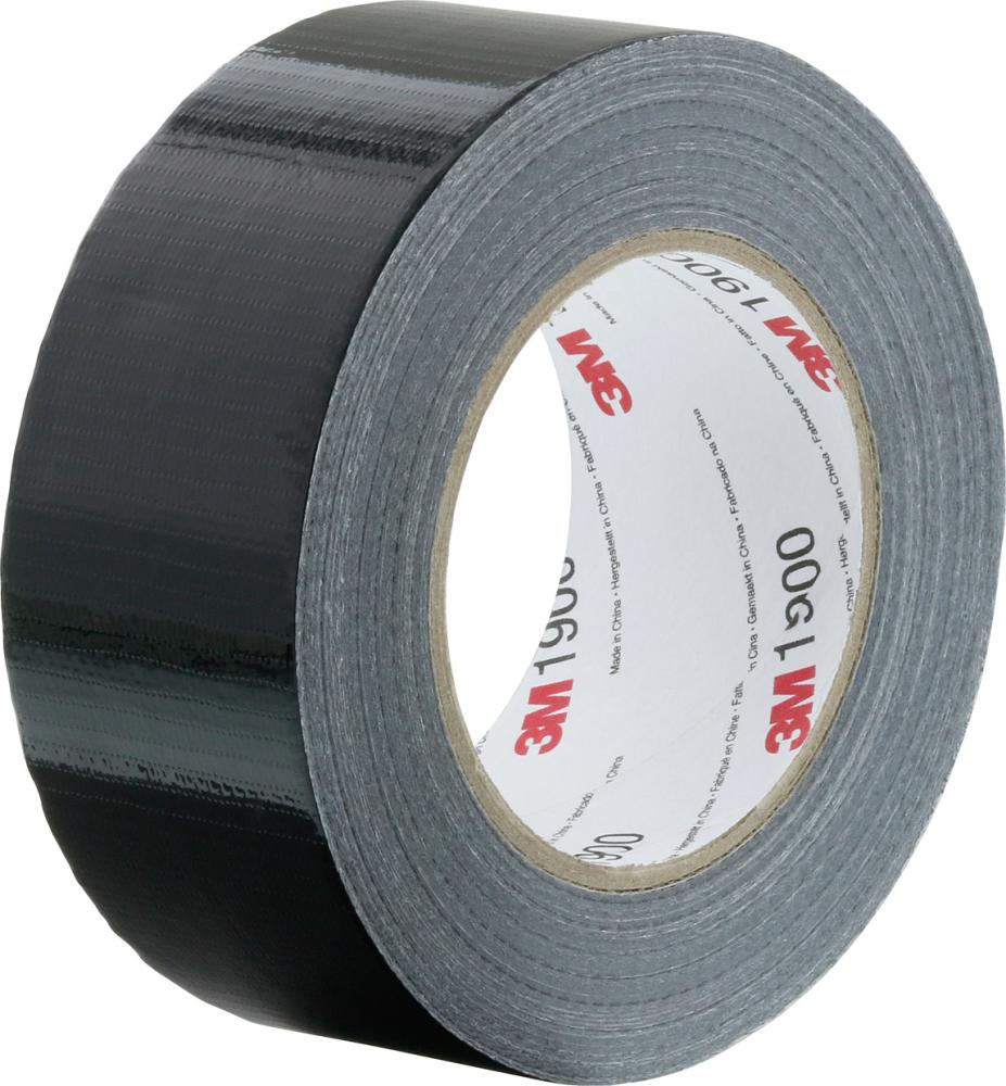 3M 3M 1900 Gewbeband 50mm x 50m schwarz