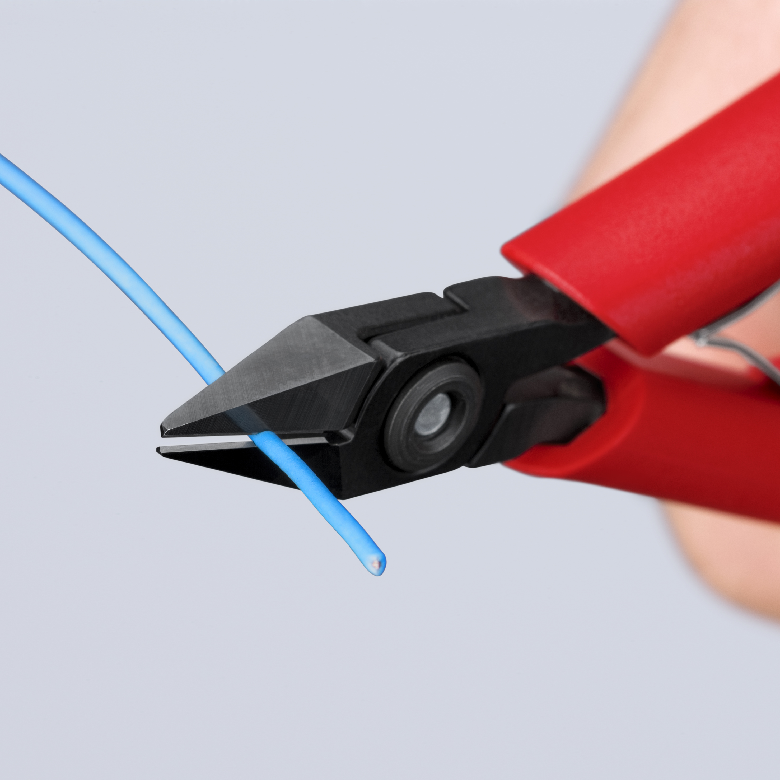 KNIPEX KNIPEX 75 22 125 Elektronik-Seitenschneider 125 mm brüniert mit Kunststoff-Hüllen