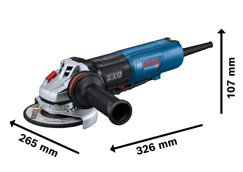 BOSCH Winkelschleifer GWS 17-125 PSB in Kartonschachtel