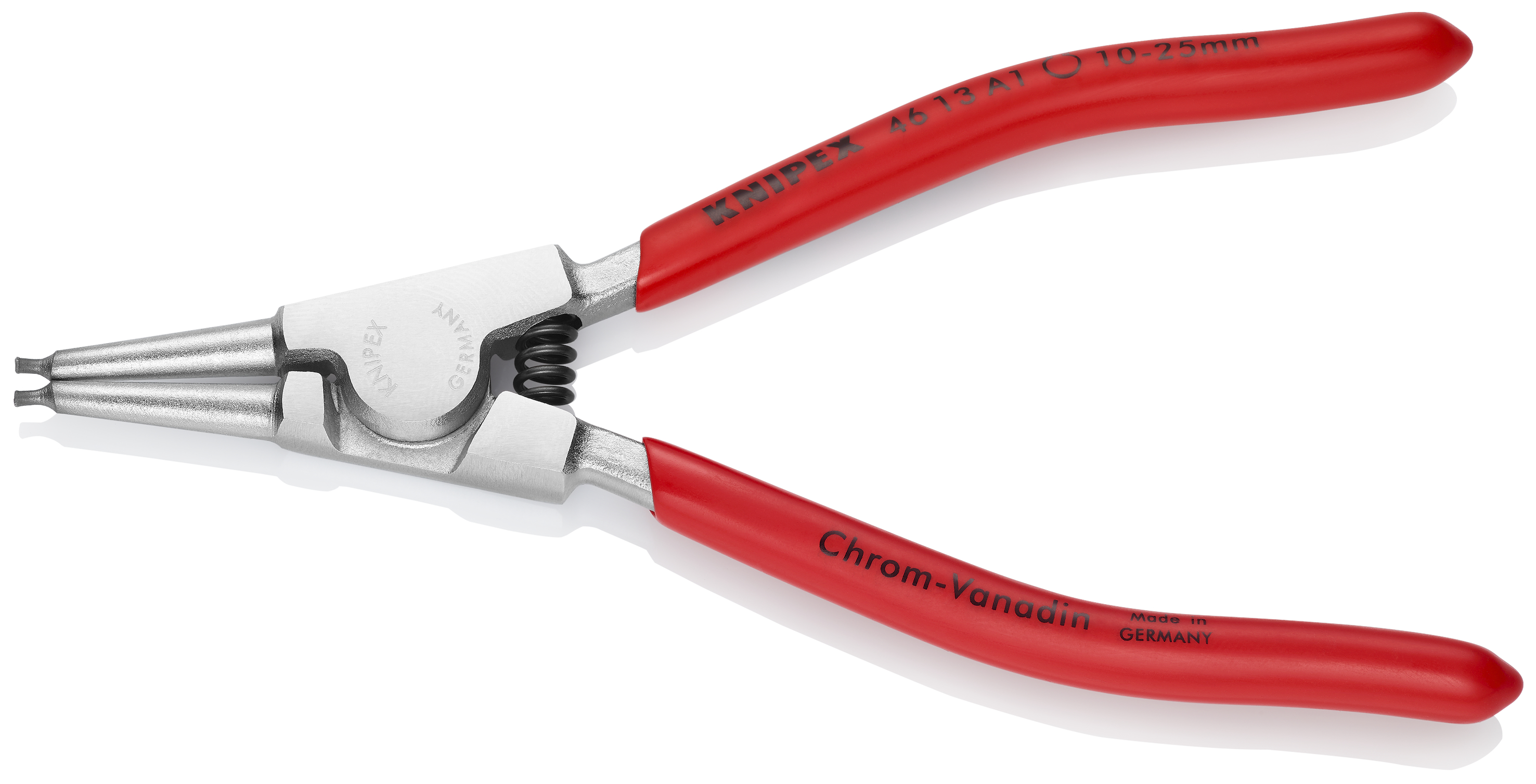 KNIPEX KNIPEX 46 13 A1 Sicherungsringzange für Außenringe auf Wellen 140 mm verchromt mit Kunststoff überzogen