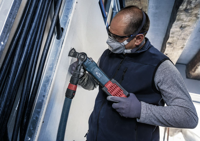 BOSCH PRO AYZ 53 BPB Dual-Tec Blatt für Multifunktionswerkzeuge, 53 x 40 mm, 25-tlg.