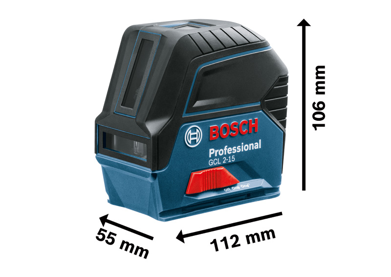 BOSCH Kombilaser GCL 2-15, mit Handwerkerkoffer
